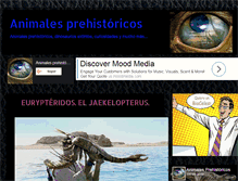 Tablet Screenshot of animalesprehistoricos.com